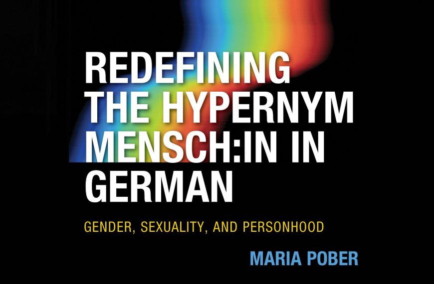 Buchpräsentation: „Redefining the Hypernym Mensch:in in German“